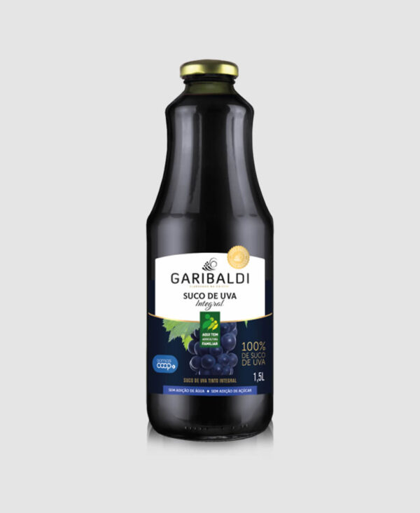 Suco integral garibaldi produtos 1,5 L
