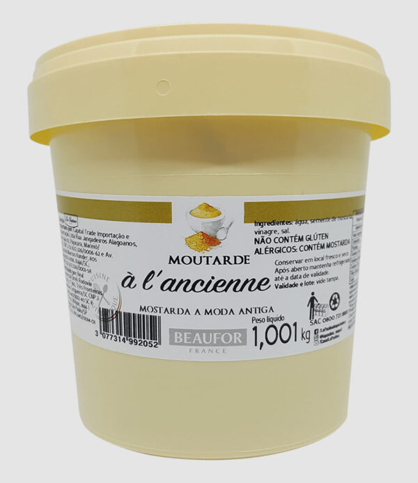 Mostarda Francesa Beaufor Ancienne Balde site