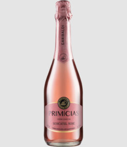 Espumante Garibaldi Primicias Moscatel Rosé 660ml